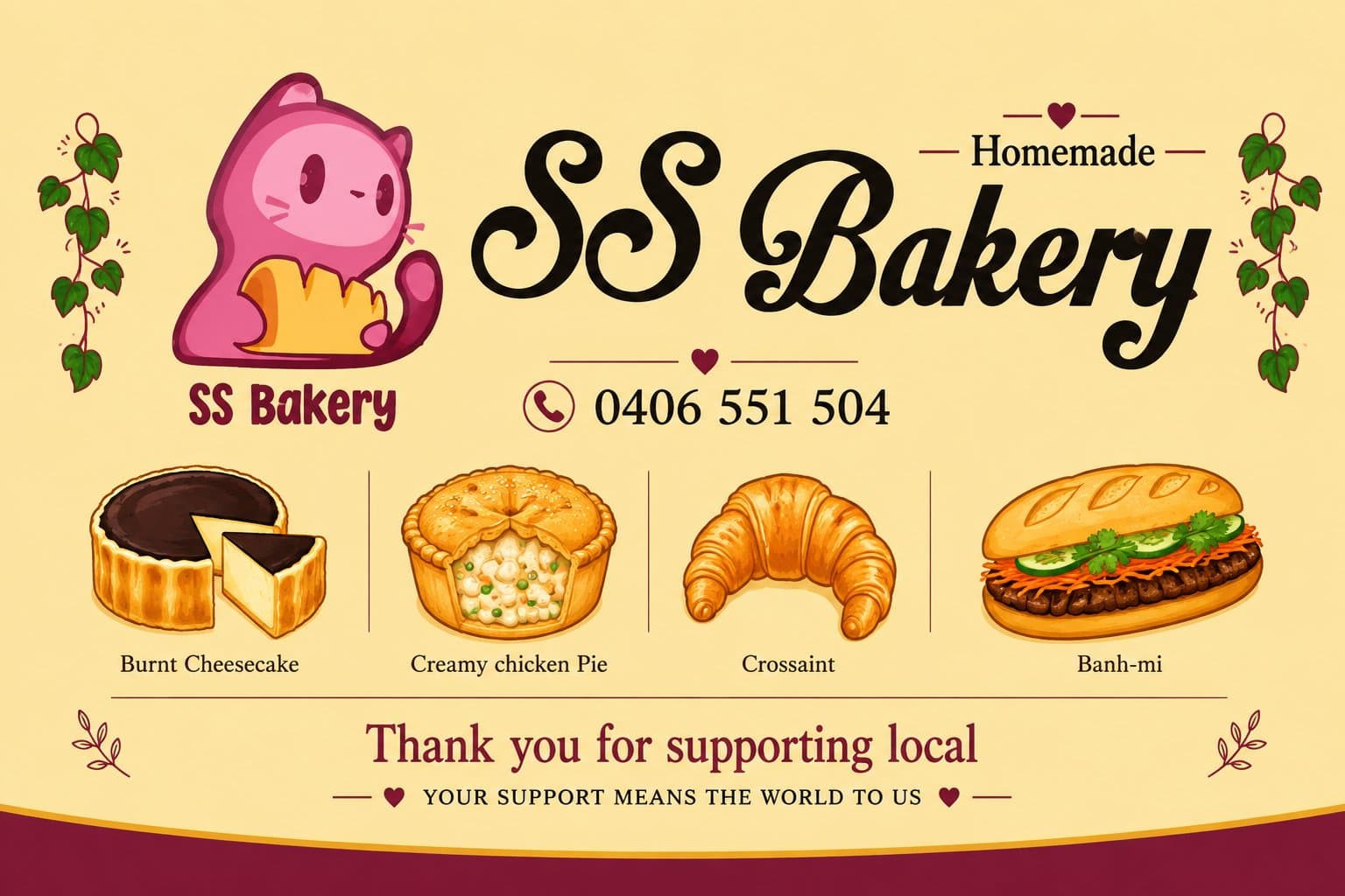 SS Bakery Too Good To Go listing
