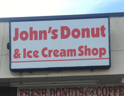 John's Donut Shop logo