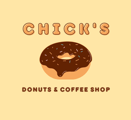 Chick's Donuts & Coffee Shop logo