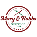 Mary and Robb's Westwood Cafe an American diner logo
