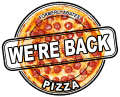 We're Back Pizza logo