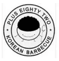 Plus 82 korean bbq logo