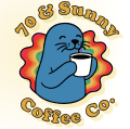 70 and Sunny Coffee Co. logo