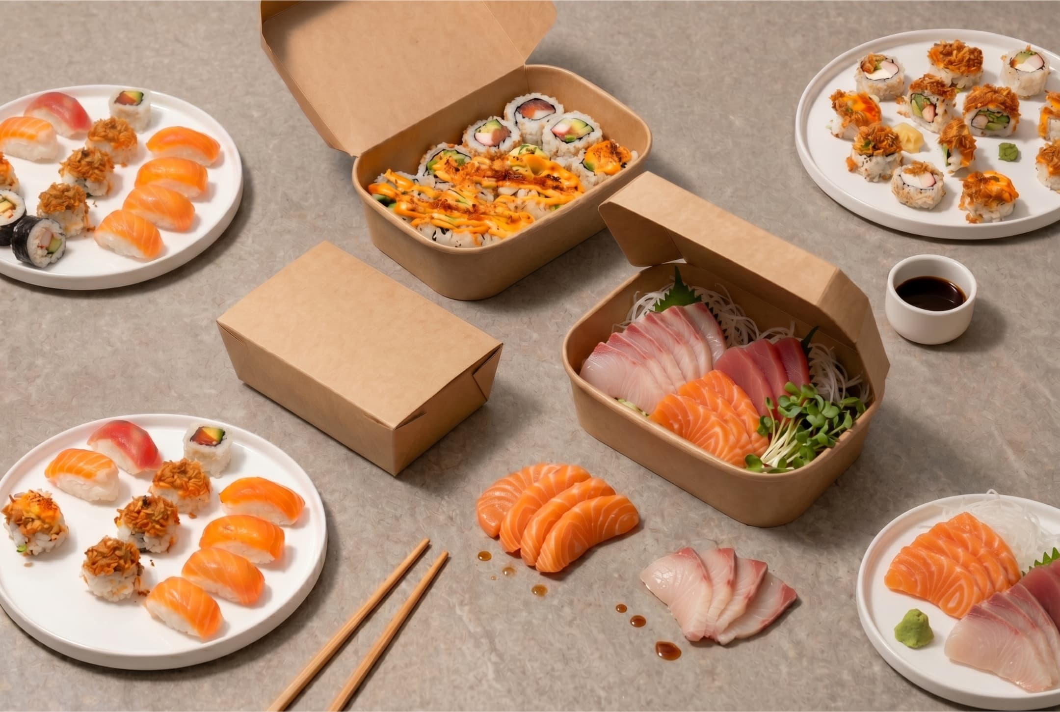 Sushi Box Too Good To Go listing