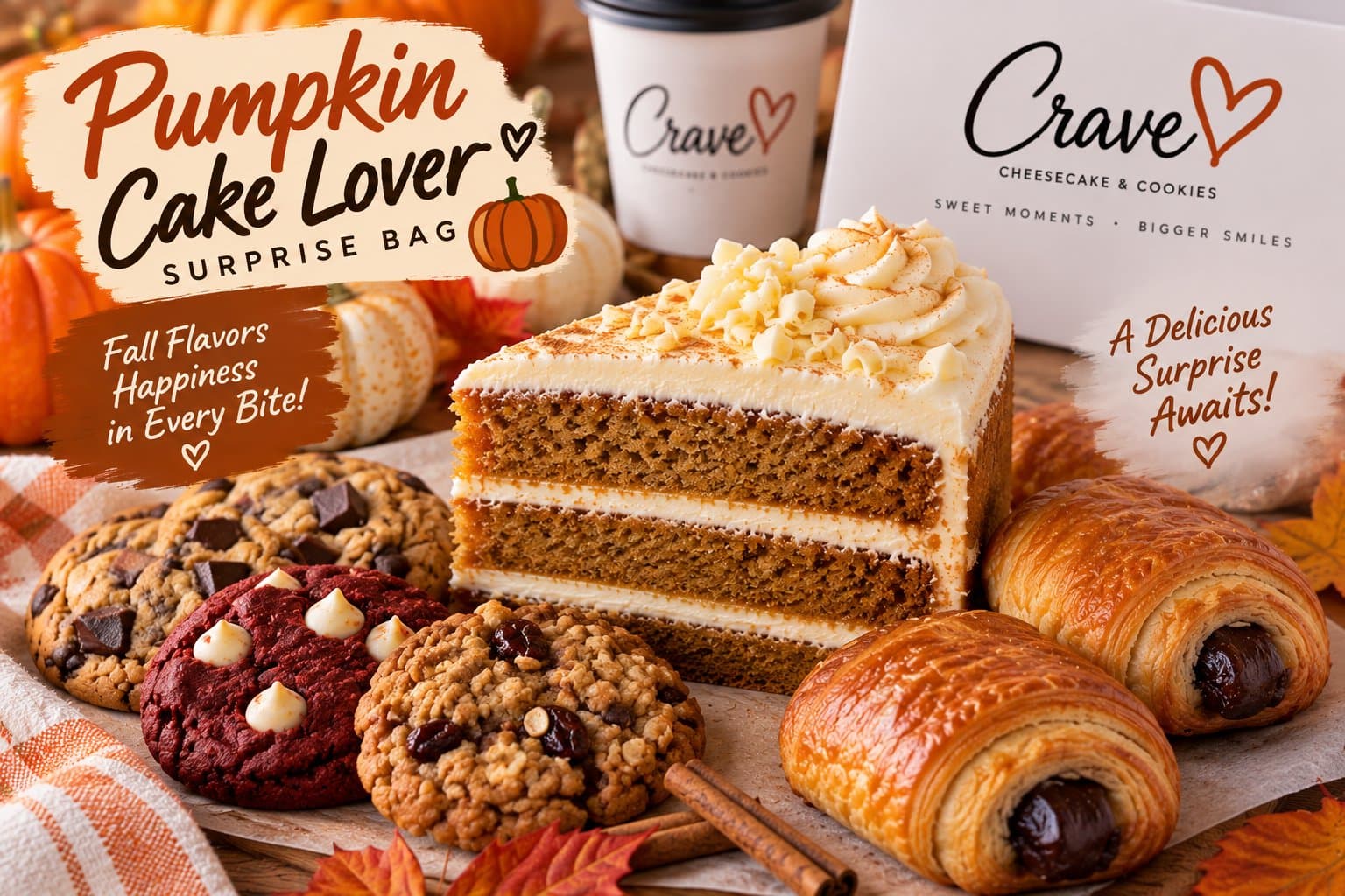 Crave Cheesecake and Cookies Too Good To Go listing